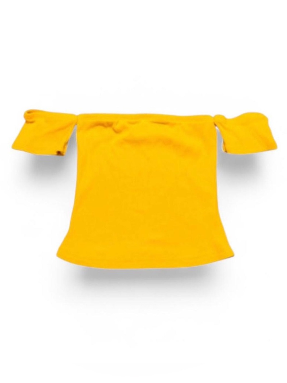 Fashion Nova Yellow Off-Shoulder Top Size XS